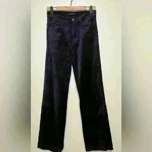 7 for all Mankind Alexa high rise velvet pant ,  sz 28 - Picture 2 of 10